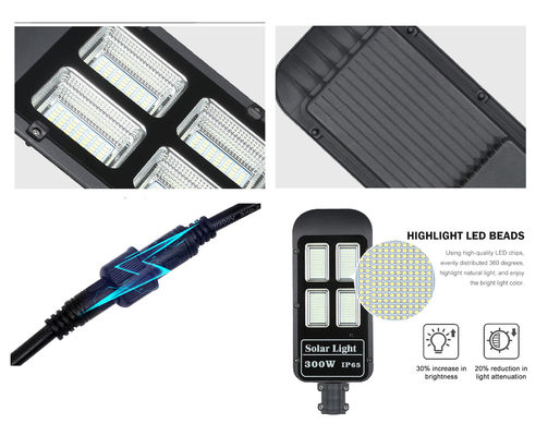 760Lm 16WH Solar Powered LED Street Lights Outdoor PIR Sensor 300wRoHS