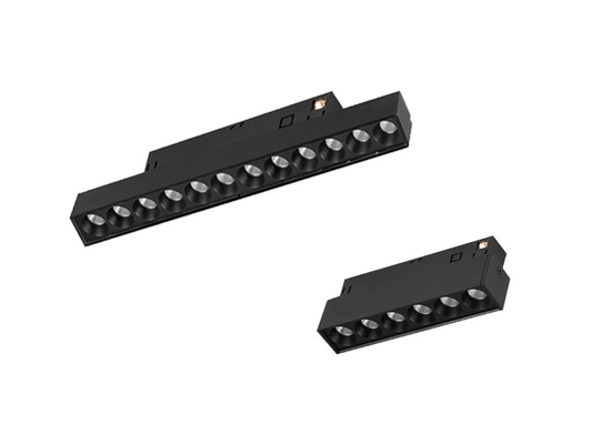 24 Degree Beam Angle 48V Magnetic LED Track Spotlights 6W 12W 18W For Gallery